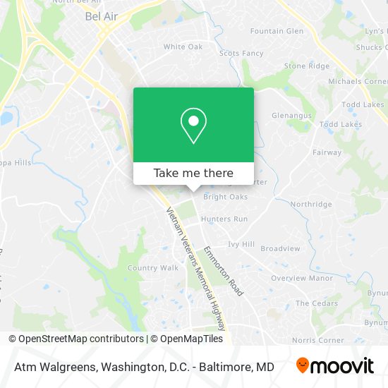 Atm Walgreens map