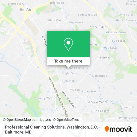 Mapa de Professional Cleaning Solutions