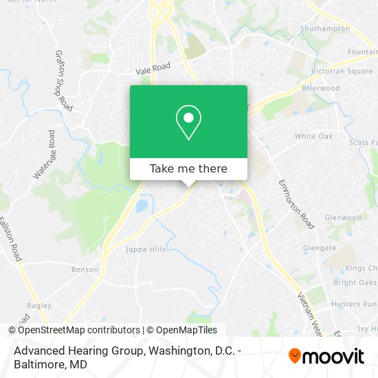 Advanced Hearing Group map