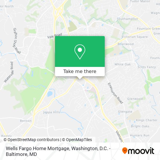 Mapa de Wells Fargo Home Mortgage