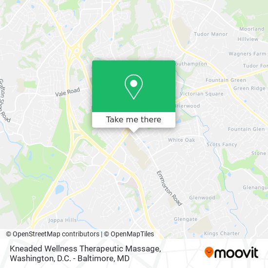 Kneaded Wellness Therapeutic Massage map