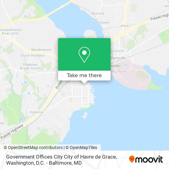 Government Offices City City of Havre de Grace map