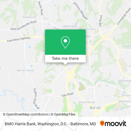 BMO Harris Bank map