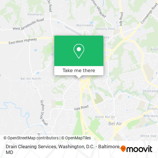 Drain Cleaning Services map