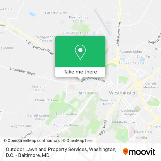 Outdoor Lawn and Property Services map