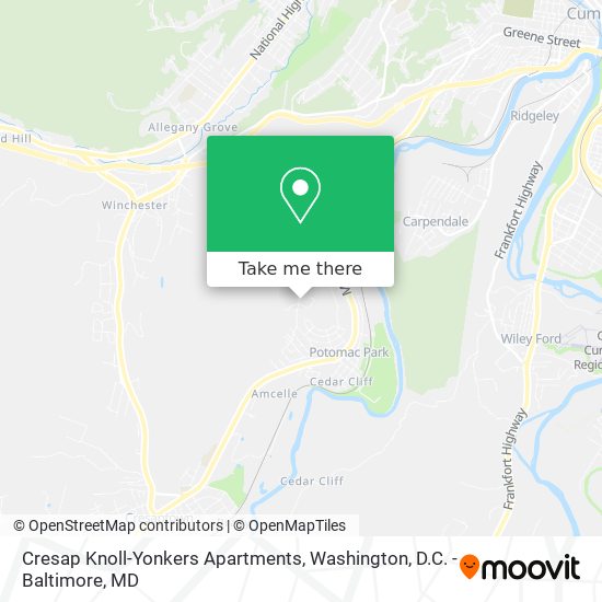 Cresap Knoll-Yonkers Apartments map