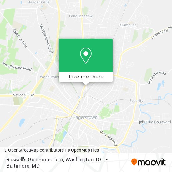 Mapa de Russell's Gun Emporium