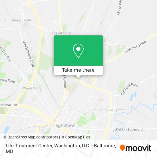 Mapa de Life Treatment Center