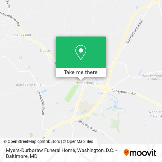 Mapa de Myers-Durboraw Funeral Home