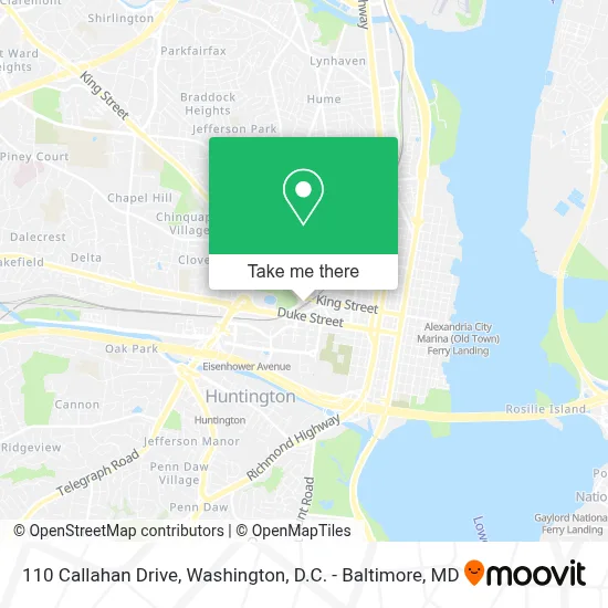 110 Callahan Drive map