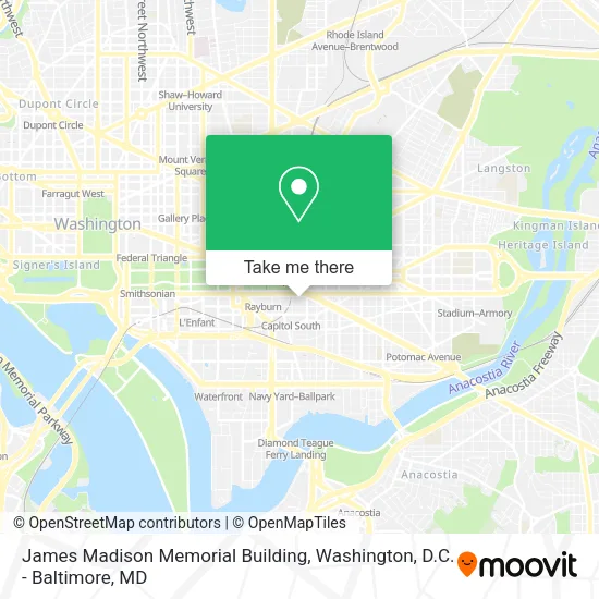 Mapa de James Madison Memorial Building