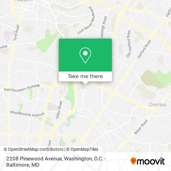 Mapa de 2208 Pinewood Avenue