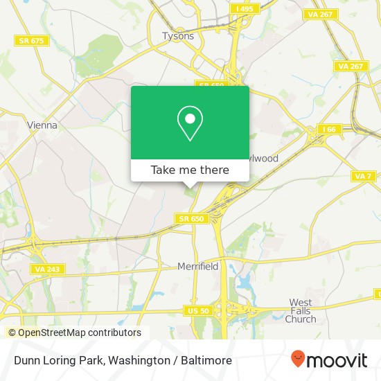 Mapa de Dunn Loring Park