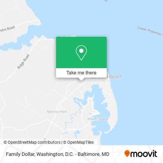 Mapa de Family Dollar