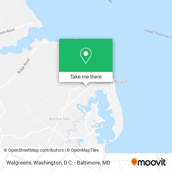 Mapa de Walgreens
