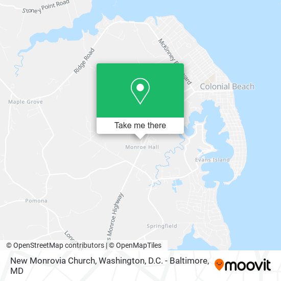 Mapa de New Monrovia Church