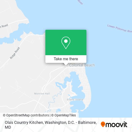 Mapa de Ola's Country Kitchen
