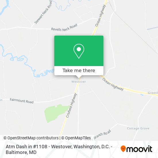 Atm Dash in #1108 - Westover map