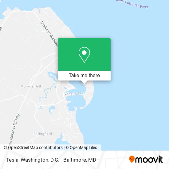 Tesla map