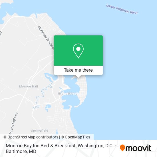 Monroe Bay Inn Bed & Breakfast map