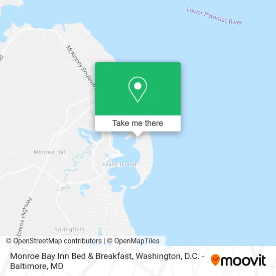 Monroe Bay Inn Bed & Breakfast map