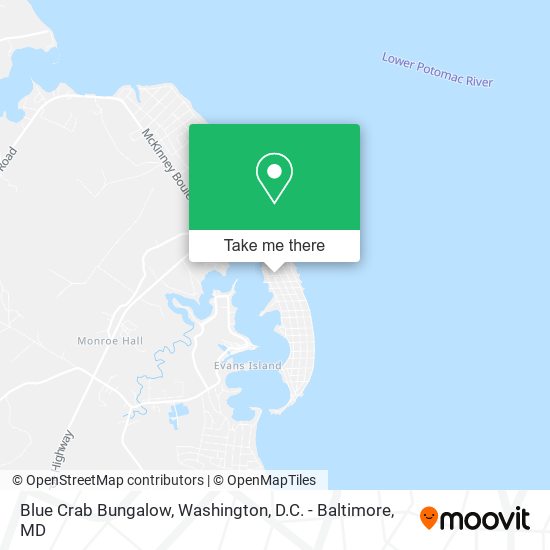 Blue Crab Bungalow map