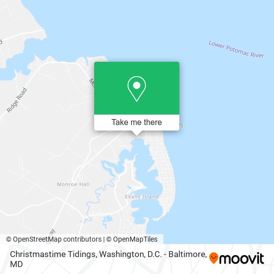 Christmastime Tidings map