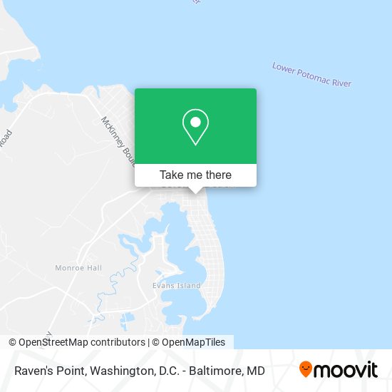 Raven's Point map