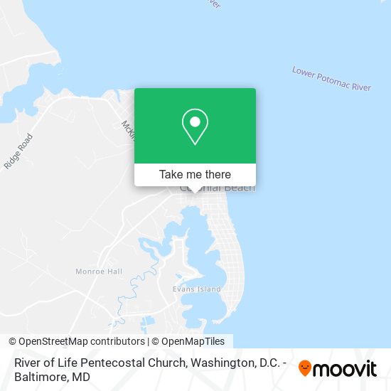 River of Life Pentecostal Church map