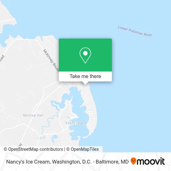 Nancy's Ice Cream map