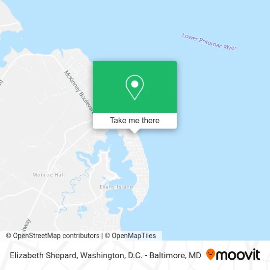 Elizabeth Shepard map