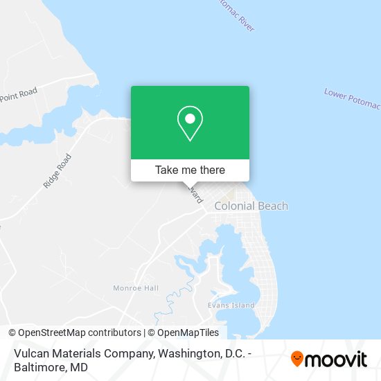 Vulcan Materials Company map
