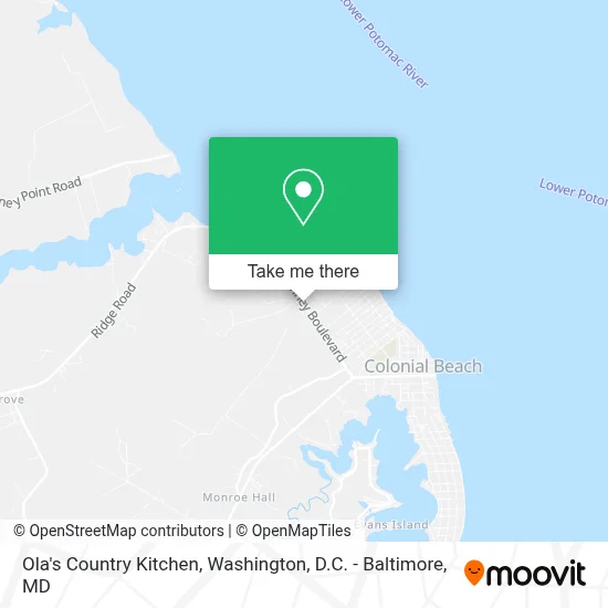 Ola's Country Kitchen map