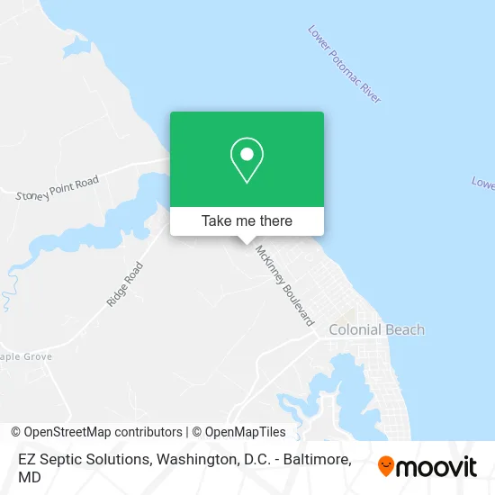 EZ Septic Solutions map