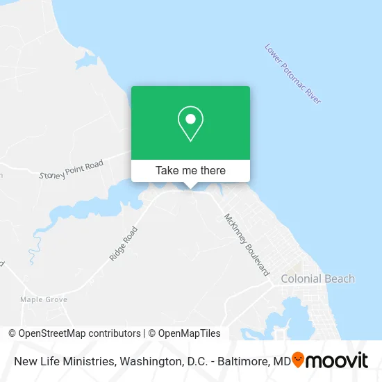 New Life Ministries map