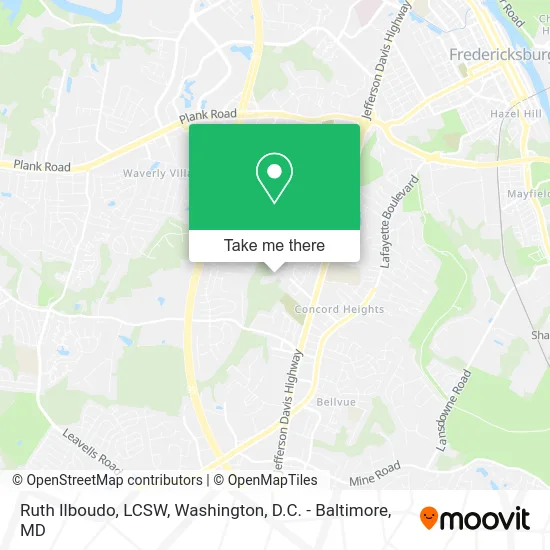 Ruth Ilboudo, LCSW map