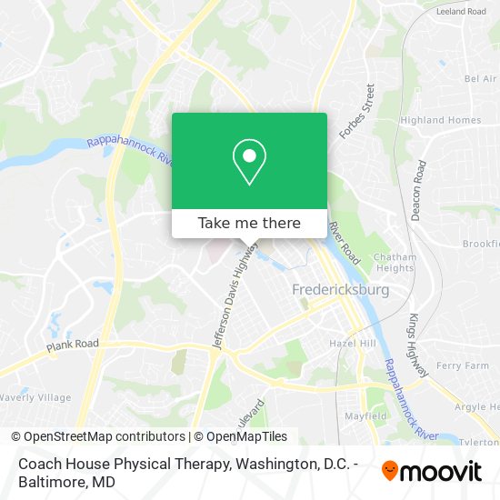 Coach House Physical Therapy map