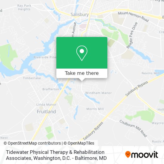 Tidewater Physical Therapy & Rehabilitation Associates map