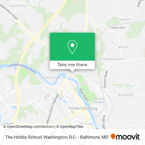 The Hobby School map