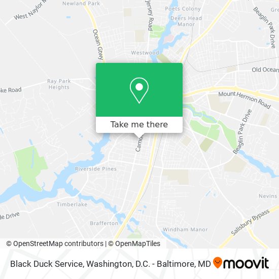 Black Duck Service map