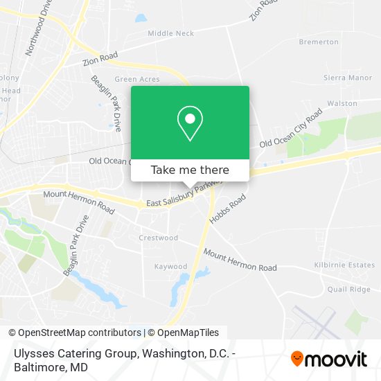 Ulysses Catering Group map