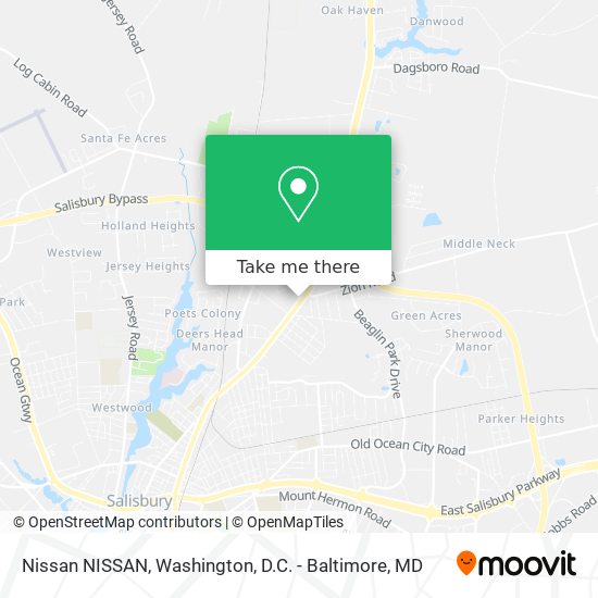 Nissan NISSAN map