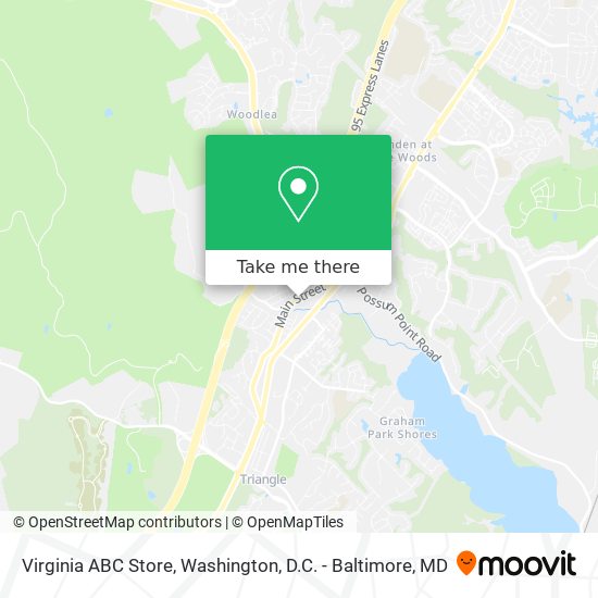 Mapa de Virginia ABC Store