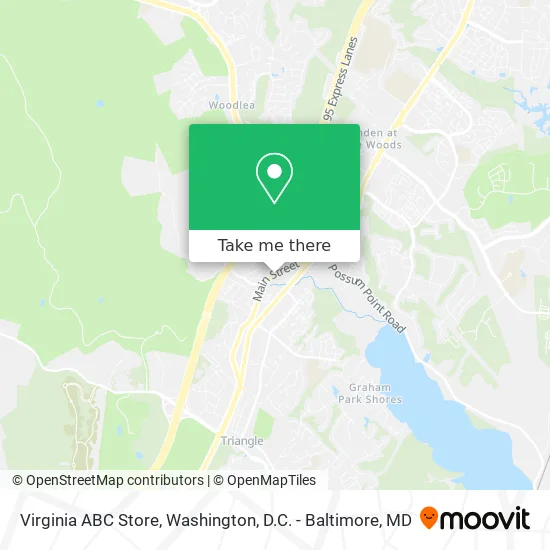 Virginia ABC Store map