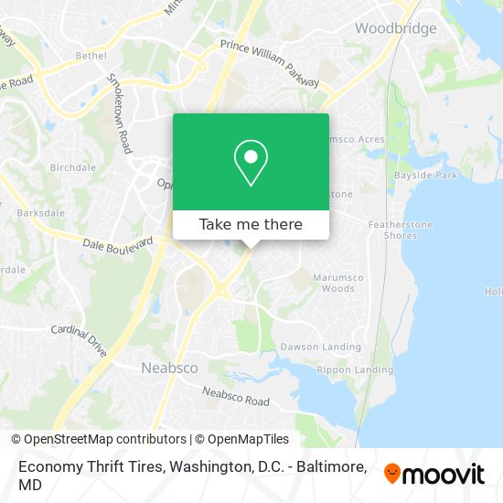 Economy Thrift Tires map