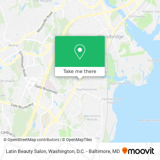 Latin Beauty Salon map