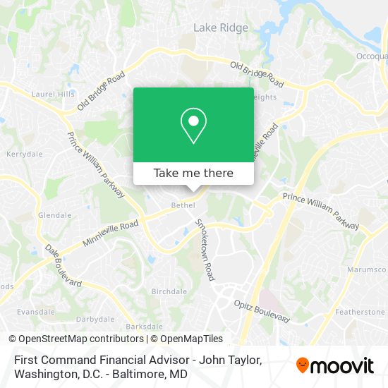 Mapa de First Command Financial Advisor - John Taylor