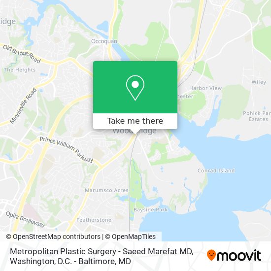 Metropolitan Plastic Surgery - Saeed Marefat MD map