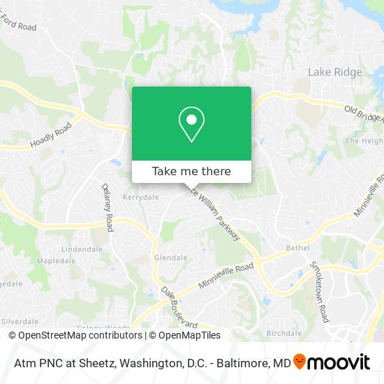 Atm PNC at Sheetz map