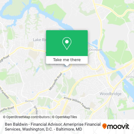 Mapa de Ben Baldwin - Financial Advisor, Ameriprise Financial Services